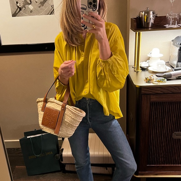 Doen Tops - DÔEN Jane Blouse in Moss